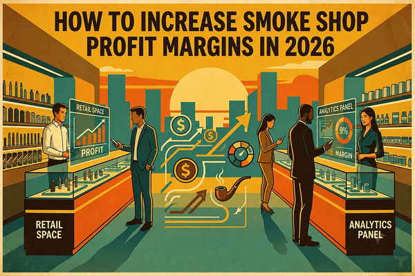 How to Increase Smoke Shop Profit Margins in 2026:The Wholesale Buyer's Playbook