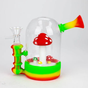 Durable Silicone Water Pipe with Mushroom Design – Unique & Easy to Clean