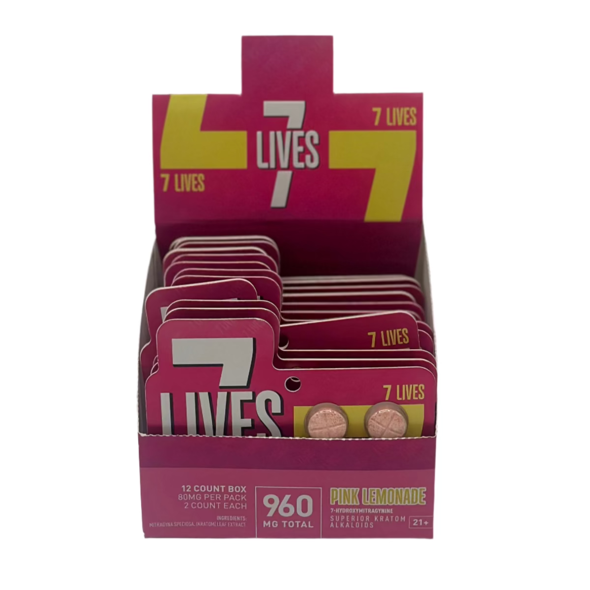 7 Lives 7-Hydroxy Kratom Pink Lemonade