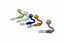 Skull Oil Burner attachment | PACK OF 15PC(3each color)| PACK