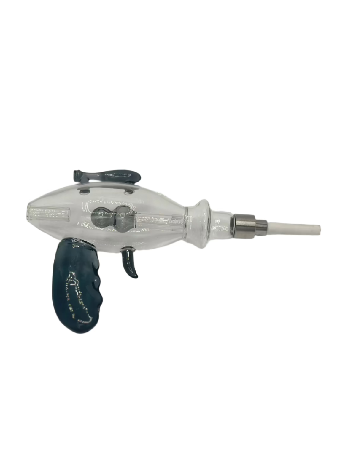 Black gun handle nectar collector with premium ceramic tip