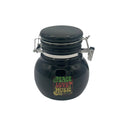 Ceramic stash jar with silicone gasket for smell-proof storage