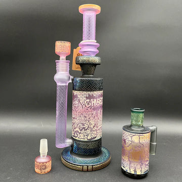 Cheech Rig & Ash Catcher | Spray & Pray Design | 2 Color Options – CHE263