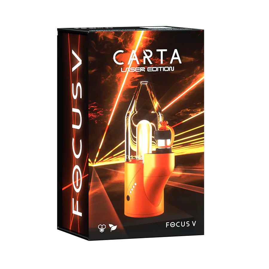 Close-up of CARTA Laser Edition with accessories red