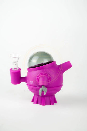 Silicone 5" Giant Robot Waterpipe | Assorted 5 Colors
