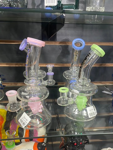 Nothing but Glass - Waterpipe with monster head inside it | 6"