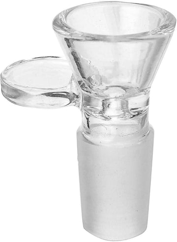 Glass Bowl Piece – Clear Bowl w/ Flat Handle & Screen | 9pc Box