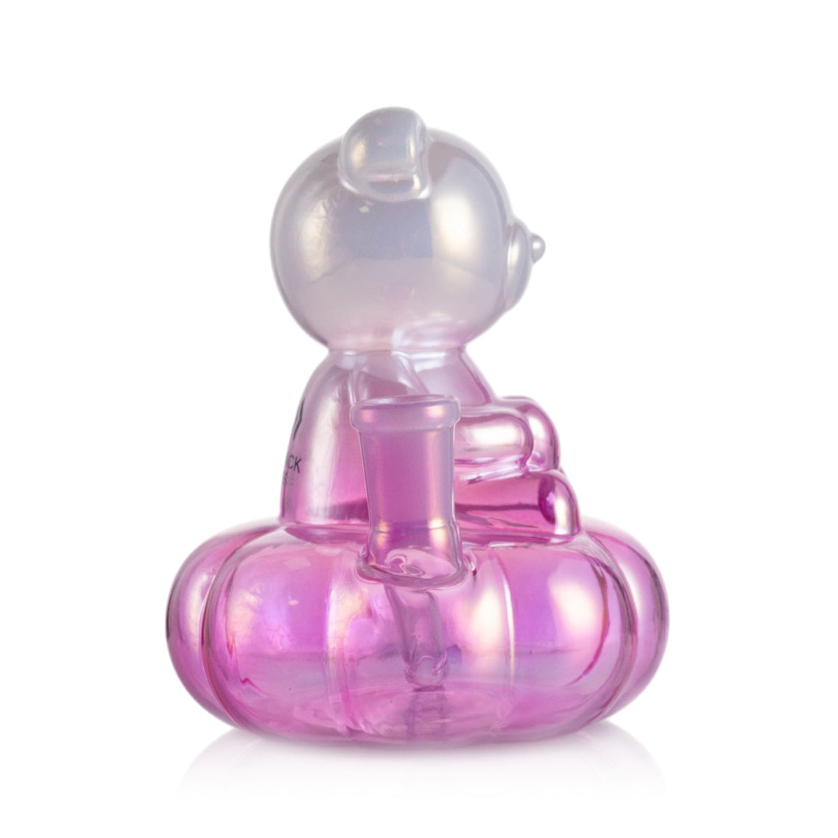 Heart-themed animal glass bong for smoking