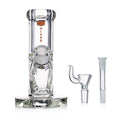High-quality thick glass mini water pipe from IC Glass, ideal for head shops.