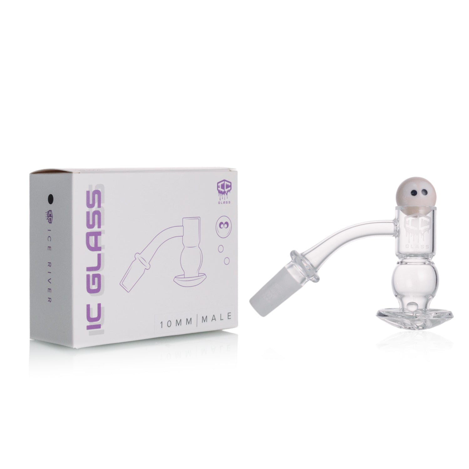 IC GLASS carb cap and terp balls set for dabbing – retail ready