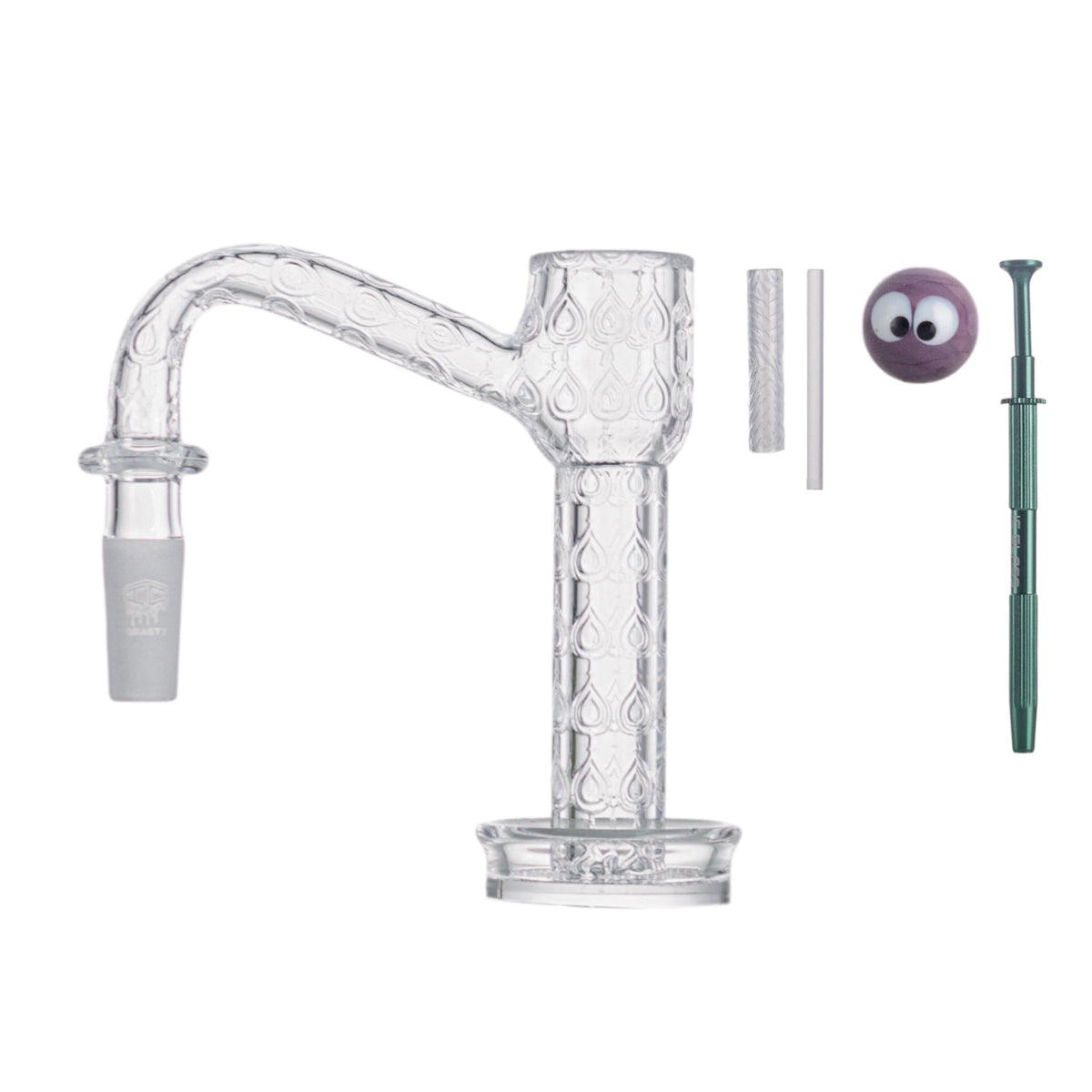 IC glass dab rig for head shops