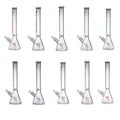 Kickback Glass 18 Inch Beaker Bong with Bowl and Downstem – Side View
