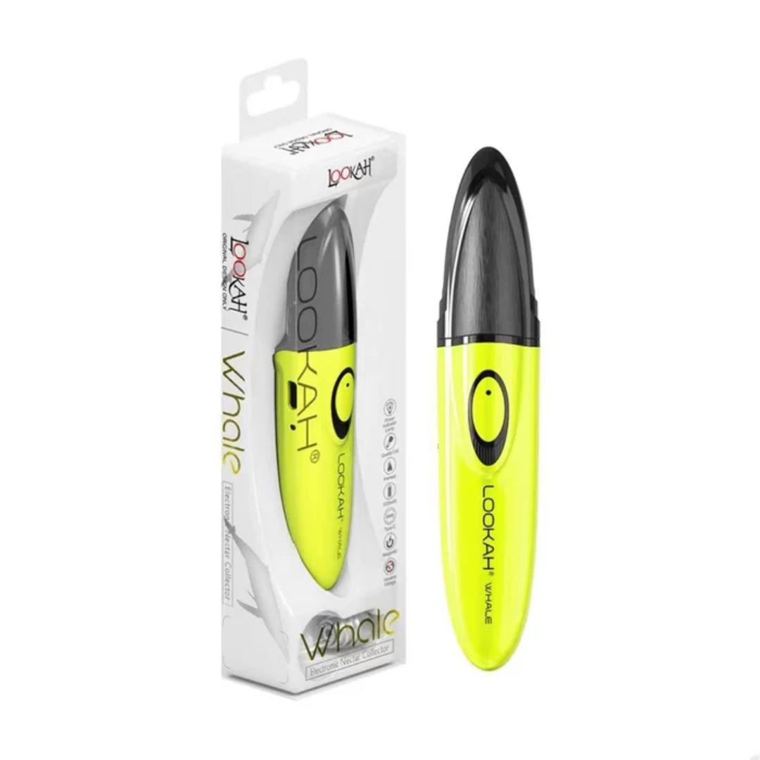 Lookah Whale electric nectar collector in florescent green