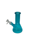 Mini Glass Beaker Bong blue