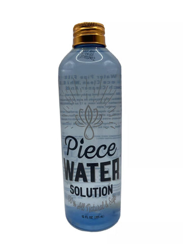 PIECE Water Solution 4 FLOZ bottle – all-natural, safe bong water additive to keep glass clean and smooth smoking.
