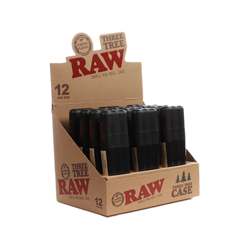 RAW - Three Tree Triple Pre-roll Case | Box of 12pc | BOX
