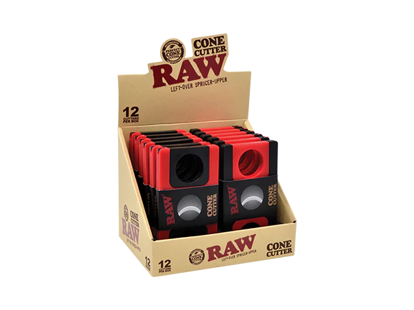 RAW Cone Cutter – 12 Pack Wholesale Pre-Roll Trimming Tools
