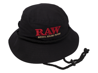 RAW Smokermans Hat Black King Size – Wholesale Cannabis Apparel for Head Shops