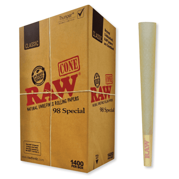 RAW Classic Cone 98 Special - 1400 Count | Premium Pre-Roll Solution
