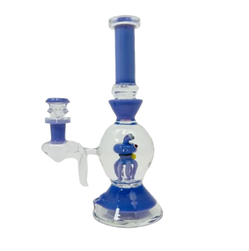 SILO GLASS - Rig with Alien Octopus on perc