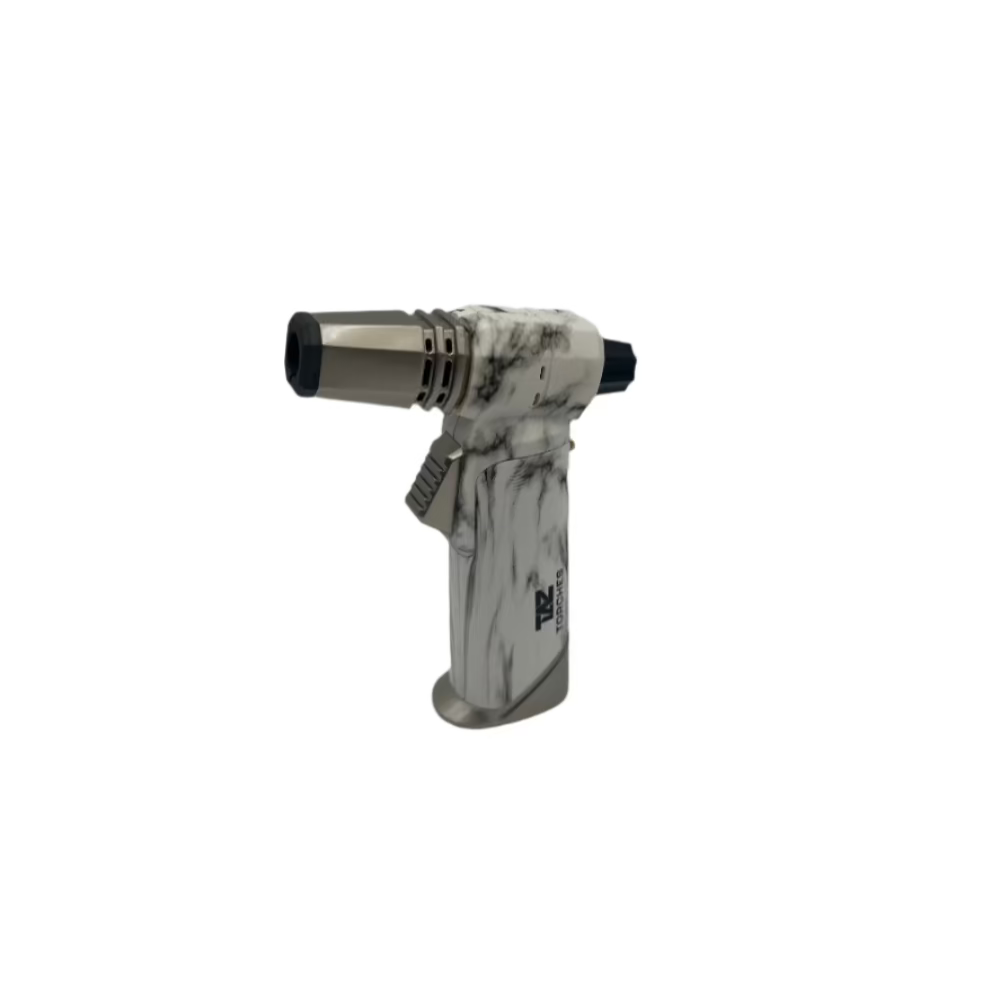 TAZ Gun Torch Display - Butane Turbo Flame Lighters for Smoke Shops and Head Shops