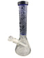 Thick Glass Beaker with Monster Head Frosted & Engraved | WP4097 | Wholesale Bongs Supplier in California