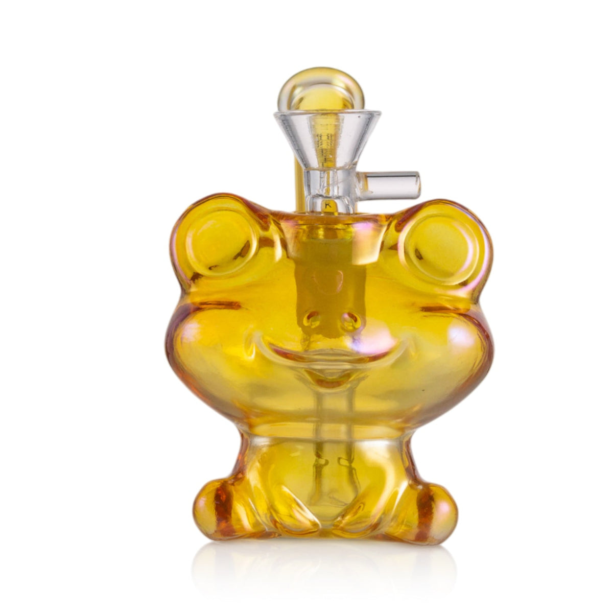 Unique frog glass water pipe