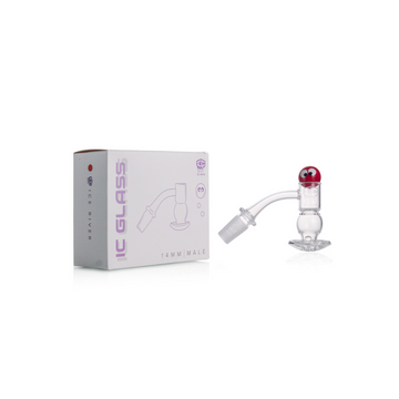 IC GLASS - ICE RIVER| 14M45 Includes Carb Cap, Terp Balls & Sticker | 5 colors