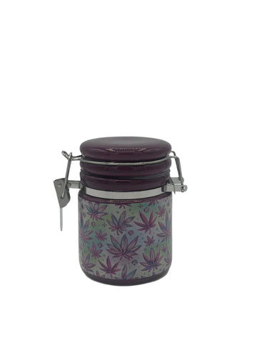 Wholesale ceramic herb jar with airtight lid for storage