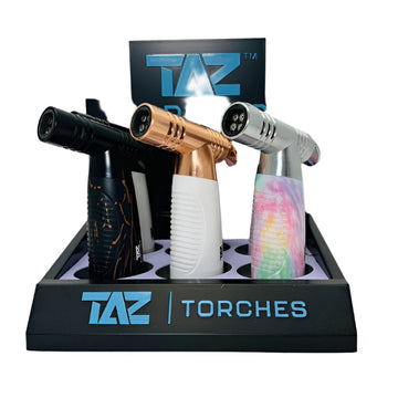 Wholesale display of TAZ four flame butane torches