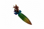 Wooden dragon incense holder for head shops and gift stores