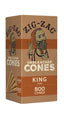 Zig-Zag Unbleached Bulk Pre-Rolled Cones | King Size | 800 Cones