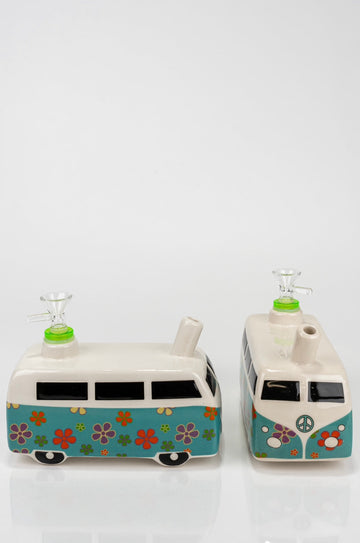 CHEECH BUS- CERAMIC WATER PIPE