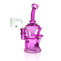double chamber recycler rig for smooth dabbing, IC GLASS design
