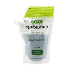 OOZE Resolution - Gel Glass Cleaner | 240 ML | Eco-Friendly | Reusable