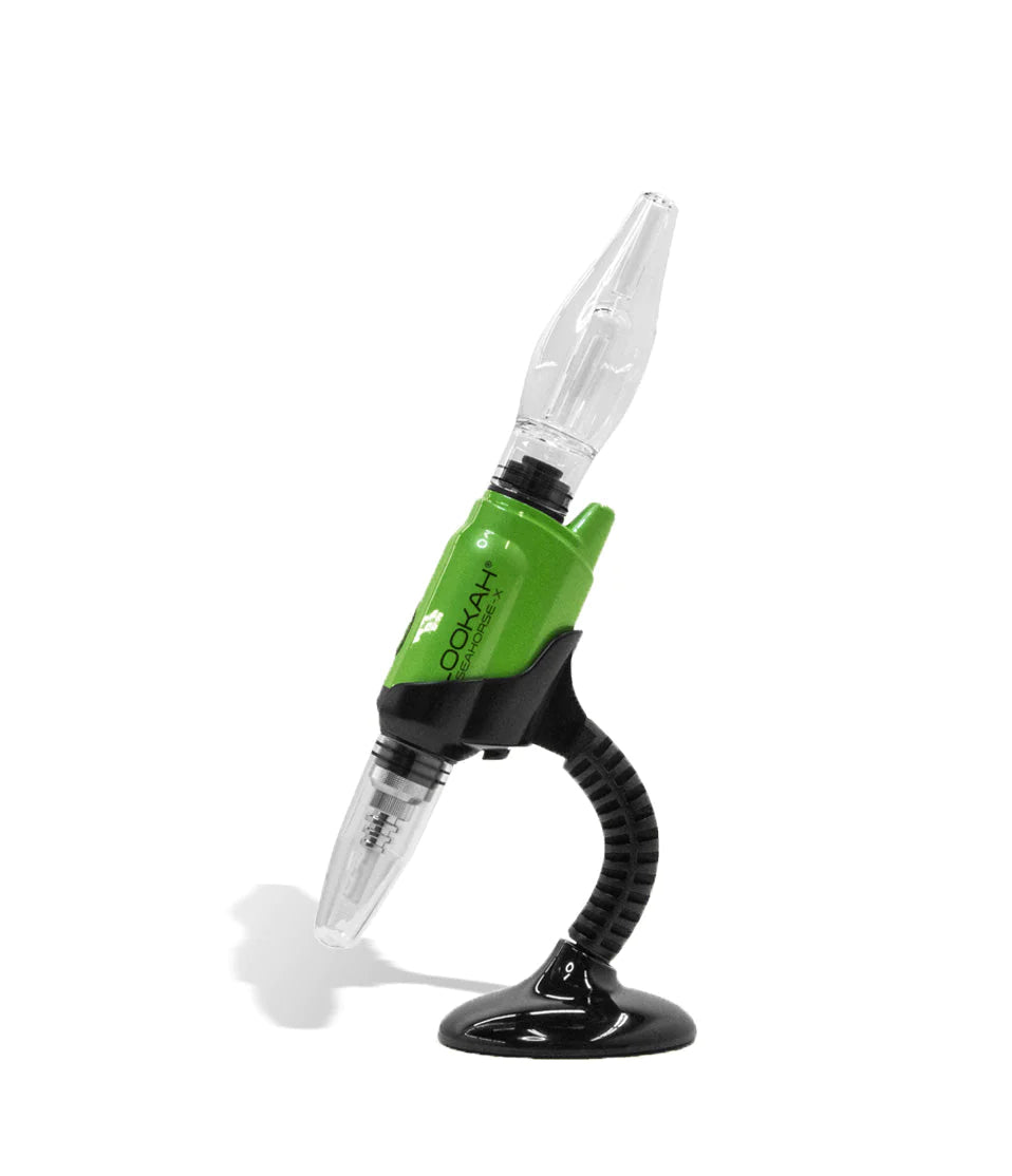 lookah-seahorse-x-all-in-one-nectar-collector--side-view-green