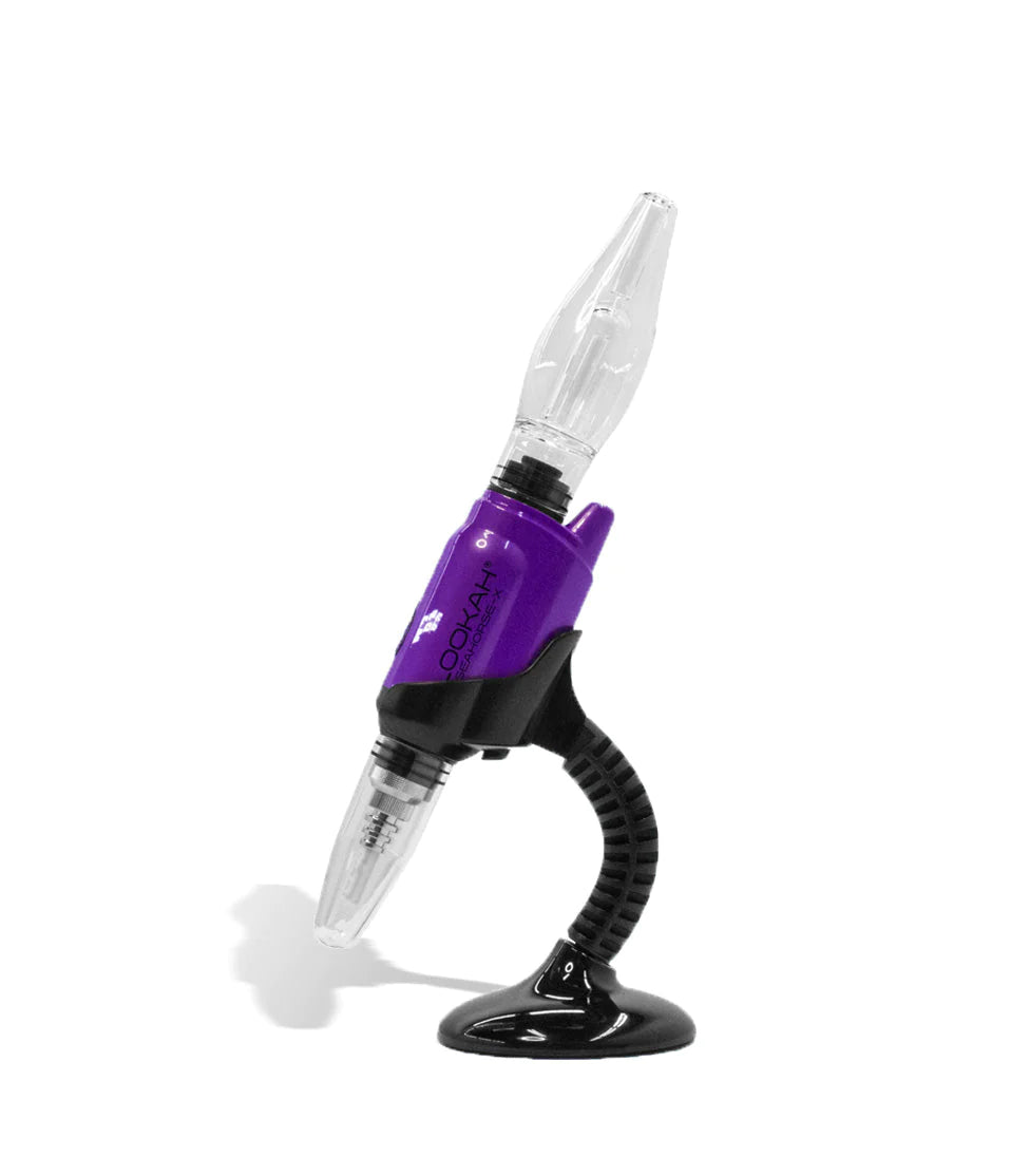 lookah-seahorse-x-all-in-one-nectar-collector--side-view-purple