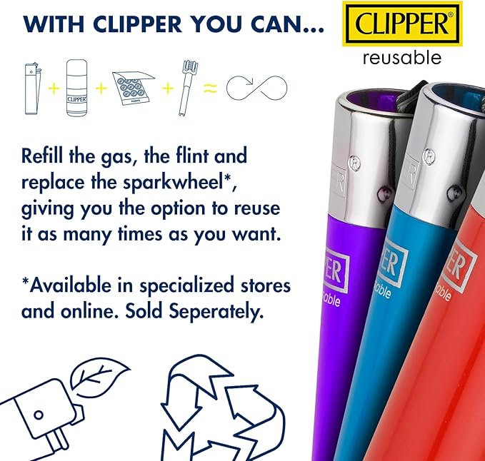 refillable clipper lighters