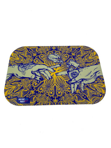 Puff Puff Pass IT Rolling Tray | Magnetic Lid for Secure Storage