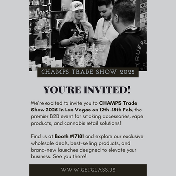 Get Glass Distribution is Headed to CHAMPS Trade Show 2025 – Meet Us at Booth #17181!
