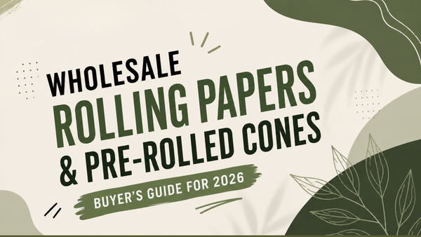 Wholesale Rolling Papers & Pre-Rolled Cones: Buyer's Guide for 2026