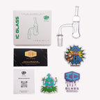 IC Glass - Aeolus | 14mm 90D Quartz Banger | Cold Start Kit | 5 colors