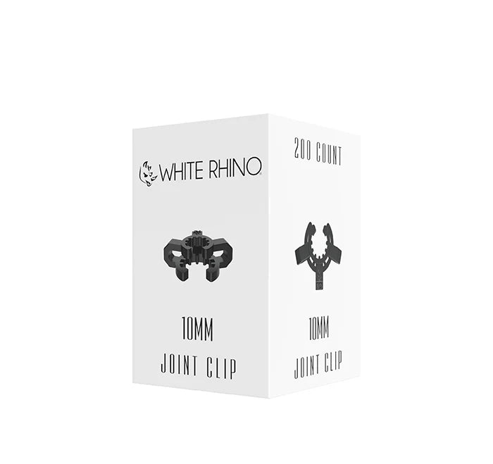 WHITE RHINO- 10MM Joint Clip | 200 COUNT