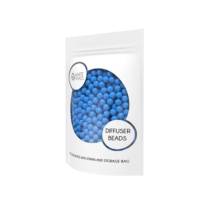 WHIE RHINO - Diffuser Beads with Strain & Storage Bag