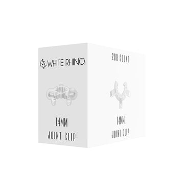 WHITE RHINO- 14MM Joint Clip | 200 COUNT