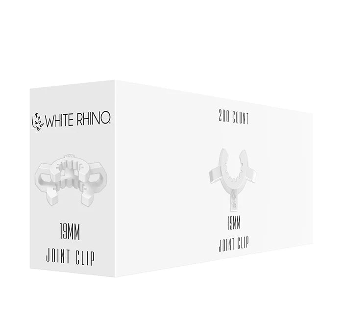 WHITE RHINO- 19MM Joint Clip| 200 COUNT