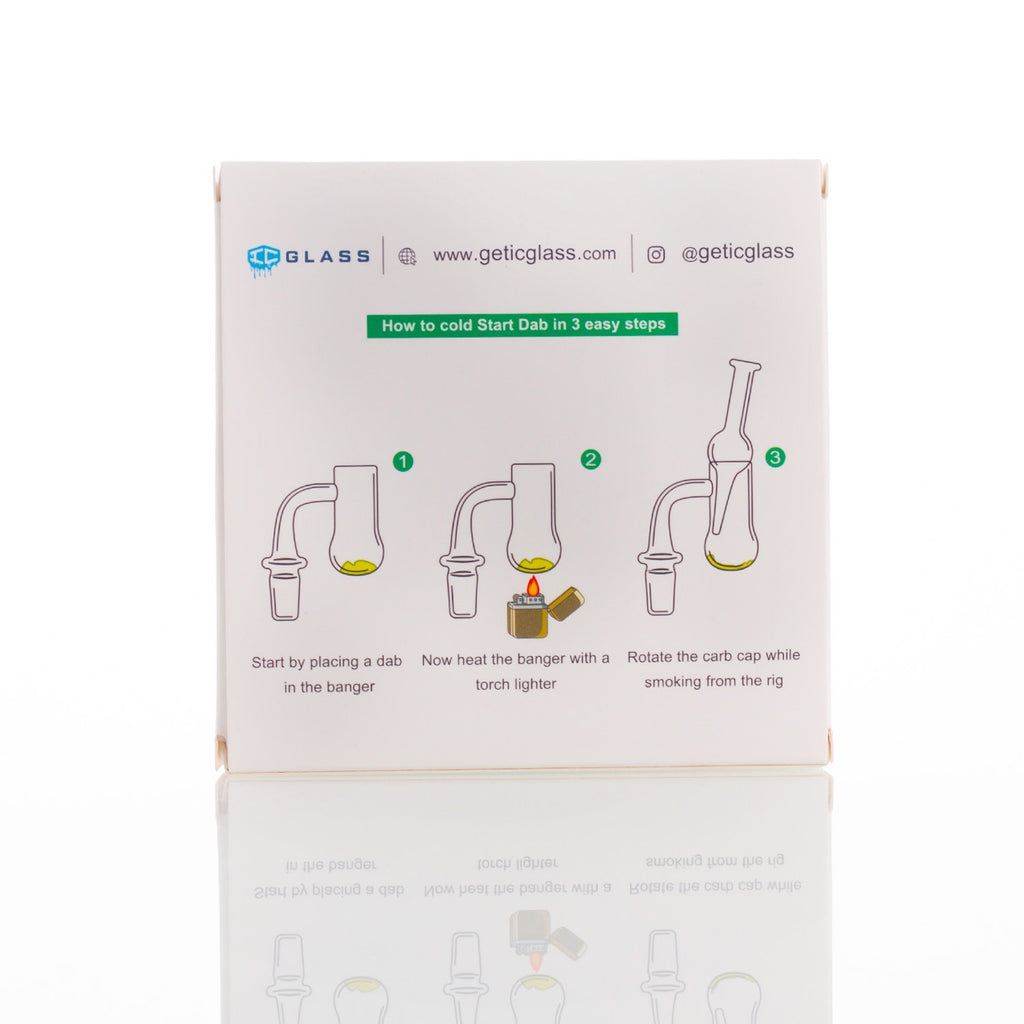 IC Glass - Aeolus | 14mm 90D Quartz Banger | Cold Start Kit | 5 colors