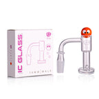 IC Glass - Flett | 14mm 90D Quartz Banger | Includes Carb Cap, Terp Balls & Sticker | 5 Colors