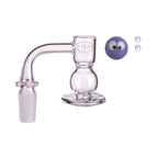 IC Glass - Ice River | 14mm 90D Quartz Banger | Includes Carb Cap, Terp Balls & Sticker | 5 Colors