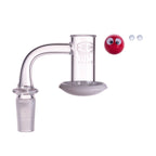 IC Glass - Carrie | 14mm 90D Quartz Banger | Includes Carb Cap, Terp Balls & Sticker | 5 Colors